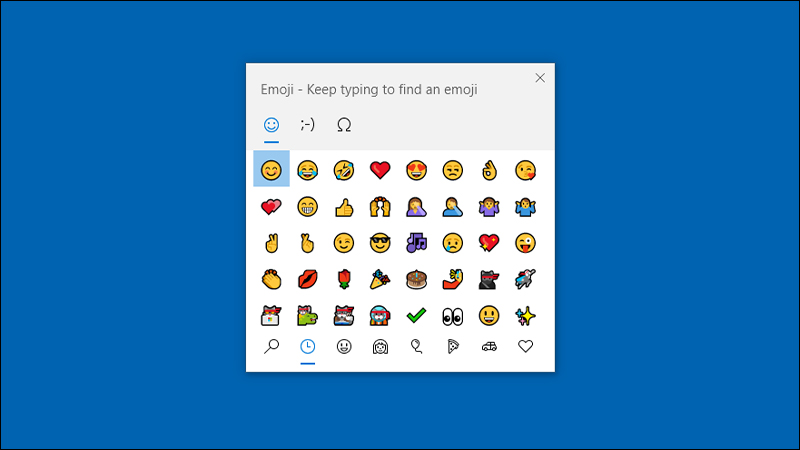 Thêm biểu tượng emoji của chính Windows